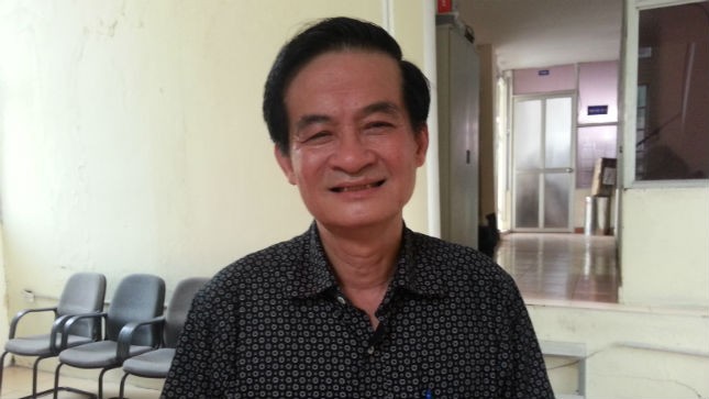 Ông Hà Mạnh Tiến trao đổi với PV về việc xây dựng Ngân hàng dữ liệu chuyên gia 2014 - 2016. Ảnh: Hướng Dương